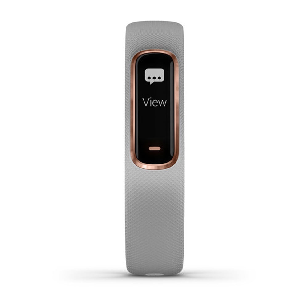 Garmin Vivosmart 4 Gray with Rose Gold Hardware (S/M) (010