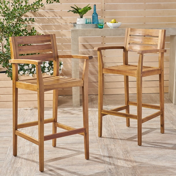 Jaxson Outdoor Rustic Acacia Wood Barstool Set Of 2 Teak Com - Outdoor Wood Barstool Set Jaxson Outdoor Rustic Acacia Wood Barstool Set Of 2 Teak Com - Outdoor Wood Barstool Set