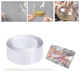 thumbnail image 1 of Clear Double Sided Tape Reusable for Blowing Bubble Picture Decoration 100cm Macarena cintas artesanales, 1 of 8