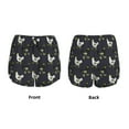 thumbnail image 5 of Lsque Cartoon Rooster Printed Women's Running Shorts with Liner Pockets,Elastic Quick Dry Workout Athletic Gym Yoga Shorts,Womens High Waist Shorts-Medium, 5 of 9