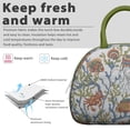 thumbnail image 3 of Insulated Lunch Bag Women, Reusable Mill Creek Crab Tote Lunch Box, Leakproof Cooler Lunch Bags for Work Office Travel Picnic, 3 of 4