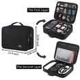 thumbnail image 3 of Bolsa de almacenamiento de viaje MATEIN, organizador de cables para dispositivos electrónicos, 3 of 9