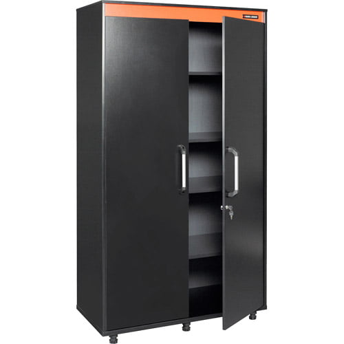 Black & Decker Garage and Workshop 2-Door Chrome Tool and Storage Base  Cabinet