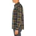 thumbnail image 3 of Eddie Bauer Men's Long Sleeve Flannel Button Down Shirt (Rosin Loden Plaid, L), 3 of 4