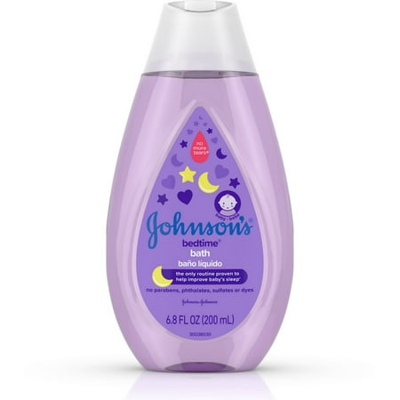 JOHNSON'S Tear-Free Bedtime Baby Bath with Soothing NaturalCalm Aromas 6.80 oz (Pack of 6)