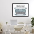 thumbnail image 2 of Stupell Industries Inspirational Typewriter Note to Self Black Framed Floater Canvas Wall Art design by Annabelle Hall, 25 x 31, 2 of 9
