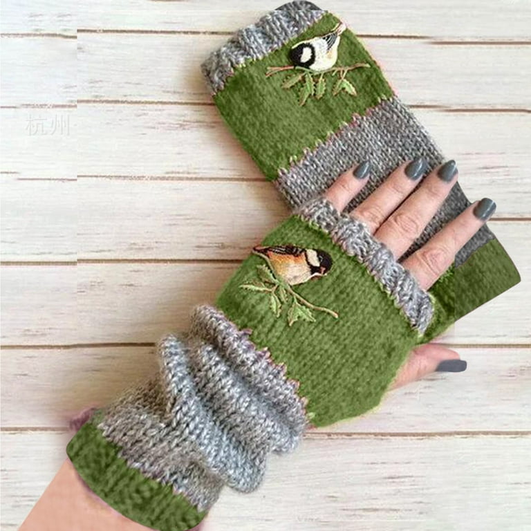 Stella Fingerless Gloves - Kickin Crochet