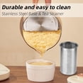thumbnail image 4 of Health Pot, 1.5L Double-Layer Glass Electric Kettle with Stew Pot, 9-in-1 Multi-Function Tea Maker for Soup, Porridge, Herbal Tea, Stainless Steel Ba, 4 of 7