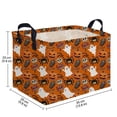 thumbnail image 3 of Halloween Basket Collapsible Fabric Storage Bin Trick Or Treat Bucket for Halloween Party Decorations, Boo Basket Items, Candy and Toys Storage, Single Pack, 3 of 6