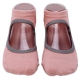 thumbnail image 1 of 1 par/set de calcetines de Pilates transpirables para mujer, calcetines de Yoga antideslizantes sin espalda para deportes de Fitness, color rosa, 1 of 5