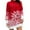 Red, variant on Christmas Sweater Dress for Women 2025 Lattern Sleeve Crewneck Snowflake Xmas Knitted Pullover Sweater Jumper Tops