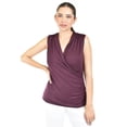 thumbnail image 1 of Blusa escote cruzado Roman Fashion /Juvenil, 10284 (Vino) vino M, 1 of 4