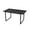 Black, variant on Tcbosik 59 inch Rectangle Dining Table, Kitchen Table with Metal Legs, Writing Desk for Living Room, Black