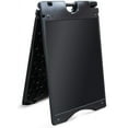 thumbnail image 1 of Jumbl a-Frame 15.7" x 26" Outdoor Sandwich Board Display Signboard Plaques Black, 1 of 3