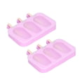 thumbnail image 3 of Molde de helado de silicona de 3 rejillas con tapa, molde en forma de conejo para cocina casera de verano, 2 uds., 3 of 5