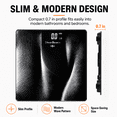 thumbnail image 2 of Vivicreate Body Weight Scale Portable Large Display LED Body Fat Analyzer Black, 2 of 6