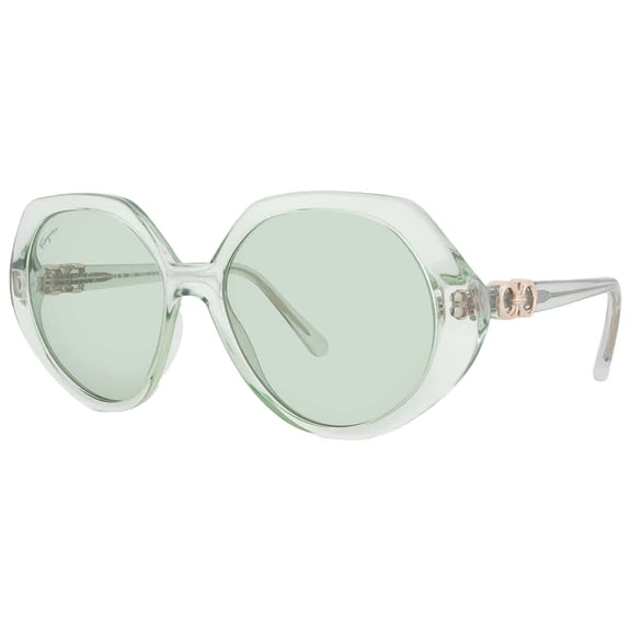 Ferragamo Women's 74148 58mm Sunglasses, Green