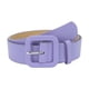 thumbnail image 4 of Cinturón de niña, cinturón con hebilla sólida, cinturón ajustable decorativo, cinturón de cintura, Púrpura, 4 of 9