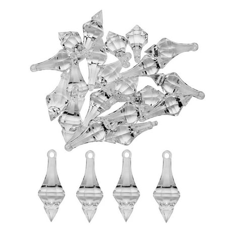 

EDFRWWS 20pcs Acrylic Crystal Beads Party Props Hanging Spacer Beads Interior Decoration