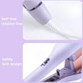 thumbnail image 4 of Curluxe French Curls Iron, Curluxe Create Frizz-Free French Curls Effortlessly Curling Iron, Negative Ion Rapid Heating Curluxee Create Frizz Free Frenchh Curl (Purple), 4 of 7