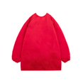 thumbnail image 1 of Delantal de manga larga para impermeable personalizada para de 1 años Rojo M Sunnimix Delantal de niños, 1 of 7