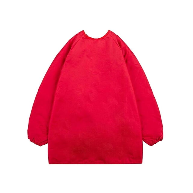 Delantal de manga larga para impermeable personalizada para de 1 años Rojo M Sunnimix Delantal de niños