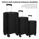 thumbnail image 3 of Cubierta De Equipaje, Oxford Fabric Wear Wear Travel Sutass Cubiertas De Equipaje Lavable Para Equipaje Con Ruedas Negro, 3 of 7