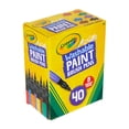 thumbnail image 4 of Crayola No-Drip Paint Brush Pens, Paint Set, 40 Ct, School Supplies, Arts and Crafts, Gift for Kids & Teens, Ages 3+, 4 of 9
