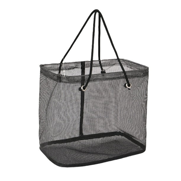 Bolsa de malla para aseo, poliéster, organizador de almacenamiento portátil, bolsa de aseo de viaje transparente y transpirable, bolsa de playa para cosméticos, trajes de baño mojados y accesorios de