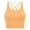 Orange, variant on Lenago Women's Athletic Bras Sport Bra Comfortable Padded Bras Wireless High Impact Underwear Lightweight Breathable Bras Training Yoga Medium-Support