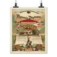 thumbnail image 2 of Print: Masonic Diploma, 1891, 2 of 4