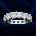 thumbnail image 4 of Pompeii 5 Ct Moissanite Eternity Ring in 10k White, Yellow, or Rose Gold (F-G,VVS2) (,), 4 of 6