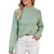 thumbnail image 1 of Gibobby SuéTer Para Invierno Mujer contraste de mujer y diseño de minimalista para un suéter de cuello redondo(Verde,G), 1 of 6