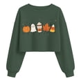 thumbnail image 4 of Yuncity Kids Halloween Sweatshirt Boys Girls Halloween Graphic Long Sleeve Tees Fall Casual Outdoor Activities Tops Size 6-7 Years, 4 of 4