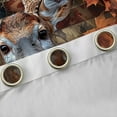 thumbnail image 4 of Feelyou Reindeer Elk Curtains Pack of 2 (42x84 Each), Maple Leaves Plant Curtains Blackout, 4 of 6