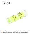 thumbnail image 3 of Uxcell 15pcs Small Cylindrical Bubble Level Vials 6x20mm PMMA Mini Horizontal Bubble Spirit Level Measuring Tools, 3 of 6