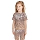 thumbnail image 4 of Balery Leopard Brown Conjunto de Pijama Infantil de Manga Corta con Estampado – Ropa de Dormir de Algodón Suave-Medium, 4 of 4