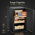 thumbnail image 6 of XUTUMM 65L Electric Cigar Humidor,500 Counts Large Capacity,Intelligent Temperature & Humidity Control & Spanish Cedar Wood, 6 of 7