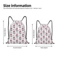 thumbnail image 2 of Lukts Cute Poodle Dog Pattern Drawstring Backpack Bag Sport Gym Sackpack,String Backpack Sport Bag Sack,Cinch Tote Gym Backpack-Medium, 2 of 6