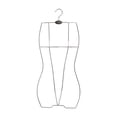 thumbnail image 1 of Percha de trajes de baño para niños, estante de organizador, soporte de exhibición, estante de trajes de baño para niños para ventanas de vestuario de Plata, 1 of 9