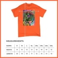 thumbnail image 5 of Tee Hunt Dean Russo Colorful Parrot T-Shirt Exotic Bird Beak Feather Men's Tee, Orange, Small, 5 of 5