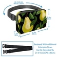 thumbnail image 3 of Pears Cross Body Bag Waist Packs Fanny Pack Lightweight Adjustable Extension Strap Unisex, 3 of 7