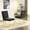 Black, variant on Dining Chair Set for 2 | Add a Touch of Glam Deco | Soft Fabric & Dense Padding | Match Home Decor with 5 Colors