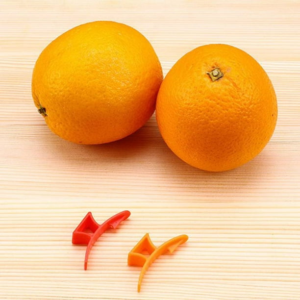10 pièces multifonctions éplucheurs d'orange zesteurs trancheuses de citron fruits  éplucheurs d'orange zesteurs décapants en plastique Cutter couleur  aléatoire 