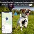 thumbnail image 5 of SENHAWK 4 Pack AirTag Holder, Shockproof Waterproof TPU Case with Locking 304 Stainless Steel Carabiner, Compatible with Apple AirTag 1st & 2nd Gen for Keys Pets Luggage Backpacks, 5 of 8