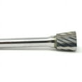 thumbnail image 6 of SN-51 Single Cut 1/4" x 1/4" Solid Carbide Burr Bur Tool Die Grinder Bit 1/8" Shank, 6 of 6