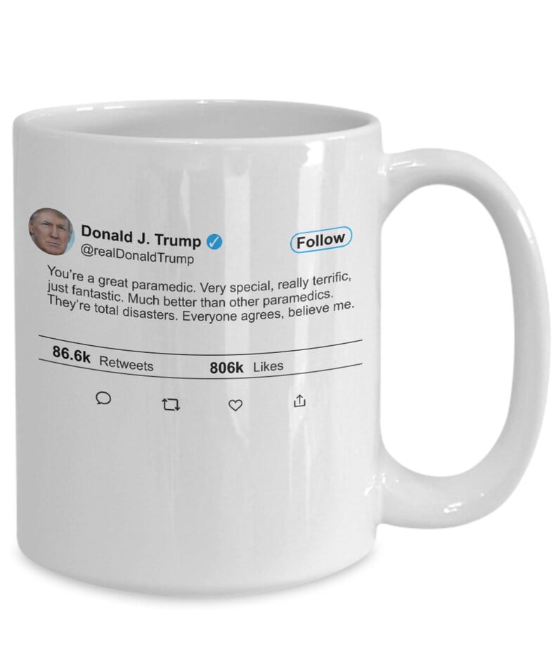 I Want It Big Really Big Trump Wall Coffee Mug Chicken Don Tweets Funny Sayings 