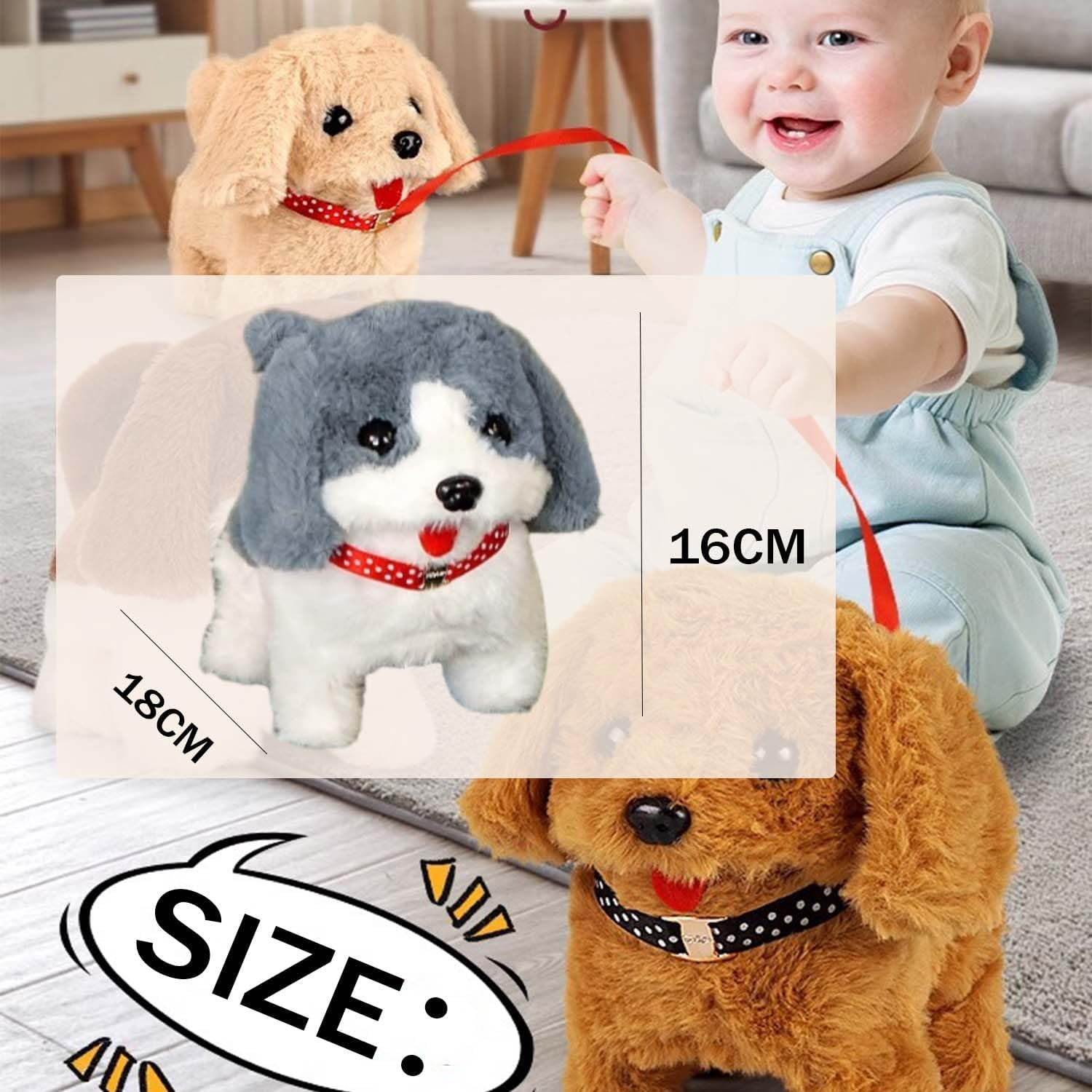Milow Robot Puppy, Milow - My Realistic Robot Puppy, Realistic Milow Robot Puppy, Electronic Interactive Stuffed Puppy Dog - Walking, Barking, Tail Wagging, Milow Robot Puppy Dog for Kids