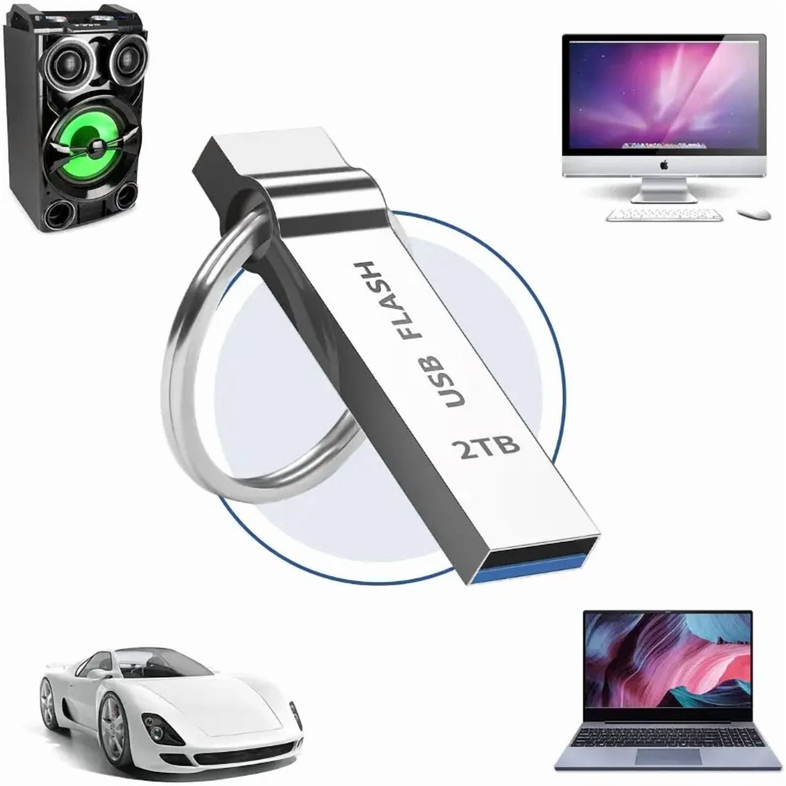 2TB USB Flash Drive USB Compatible with PC, Laptop