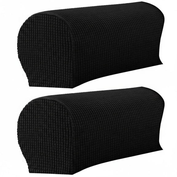 Chair Arm Protectors Sofa Armrest Cover Stretch Armchair Slipcover Protector Anti-slip Furniture Armrest Protection Cover for Home Office Sofa Chair Recliner Couch Loveseat 2pcs